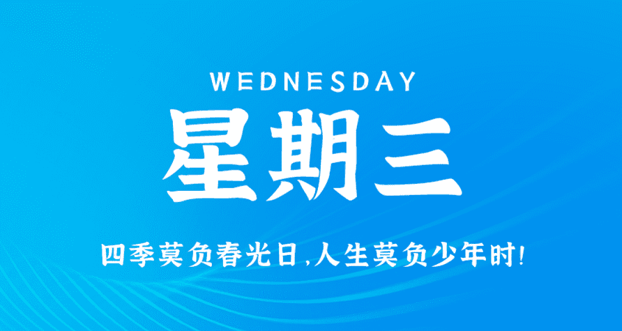 3月13日，星期三，在这里每天60秒读懂世界！