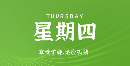 3月21日，星期四，在这里每天60秒读懂世界！