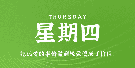 3月28日，星期四，在这里每天60秒读懂世界！