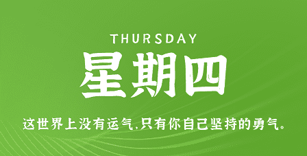4月11日，星期四，在这里每天60秒读懂世界！