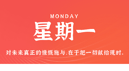 4月15日，星期一，在这里每天60秒读懂世界！